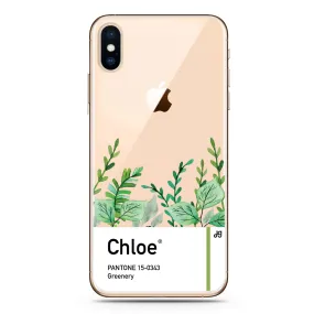 #15-0343 Greenery I iPhone XS Max Ultra Clear Case