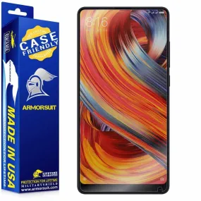 [2-Pack] Xiaomi Mi Mix 2 Case Friendly Screen Protector