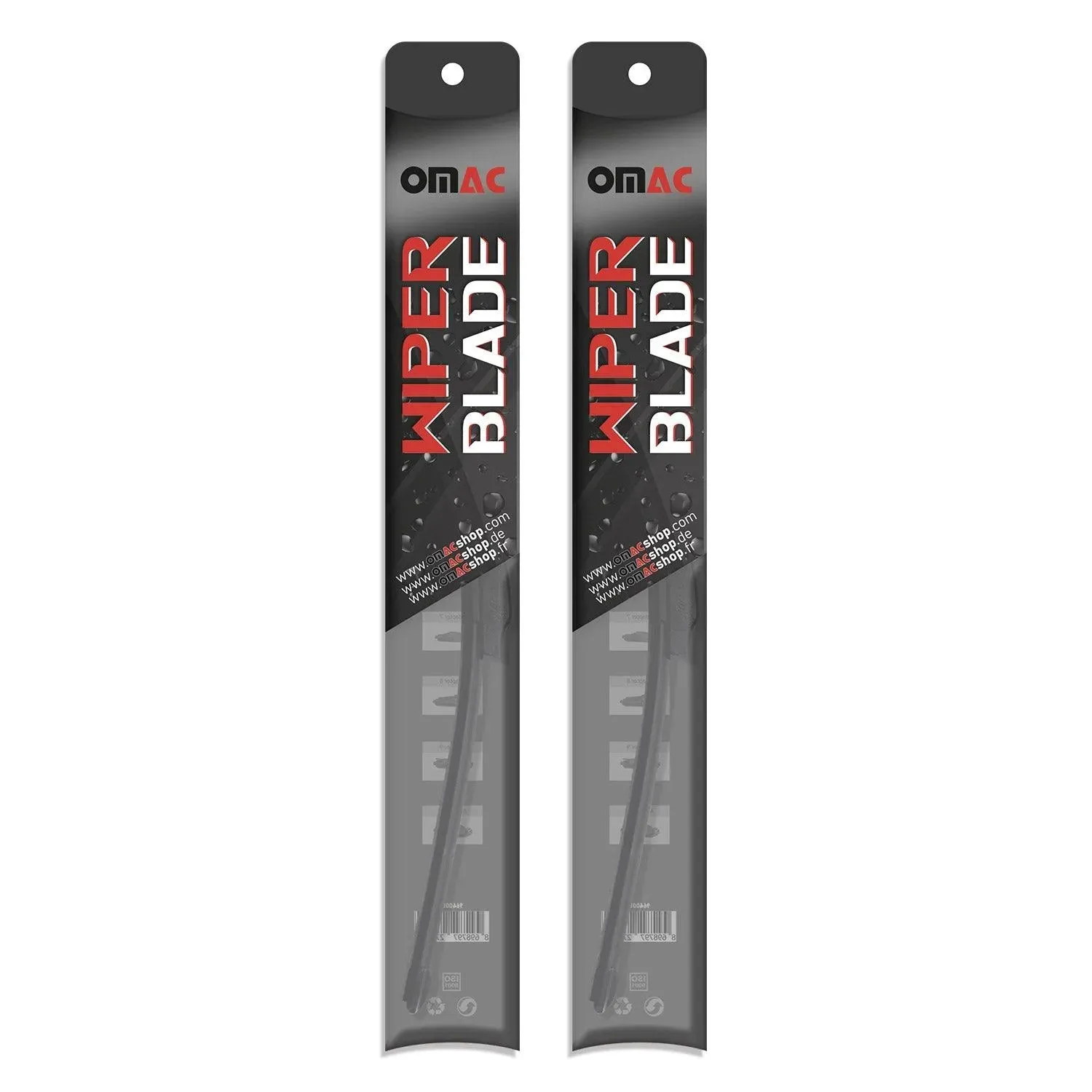 20" & 21" Front Windshield Wiper Blades Set