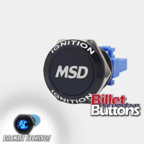 22mm FEATURED 'MSD' Billet Push Button Switch Ignition