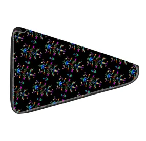 27 Inch Fan Case - Dakota Damask Black