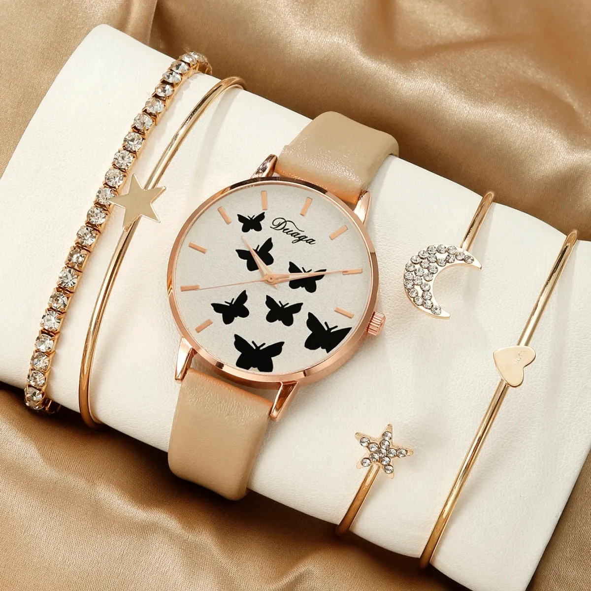 5pcs Leather Watch