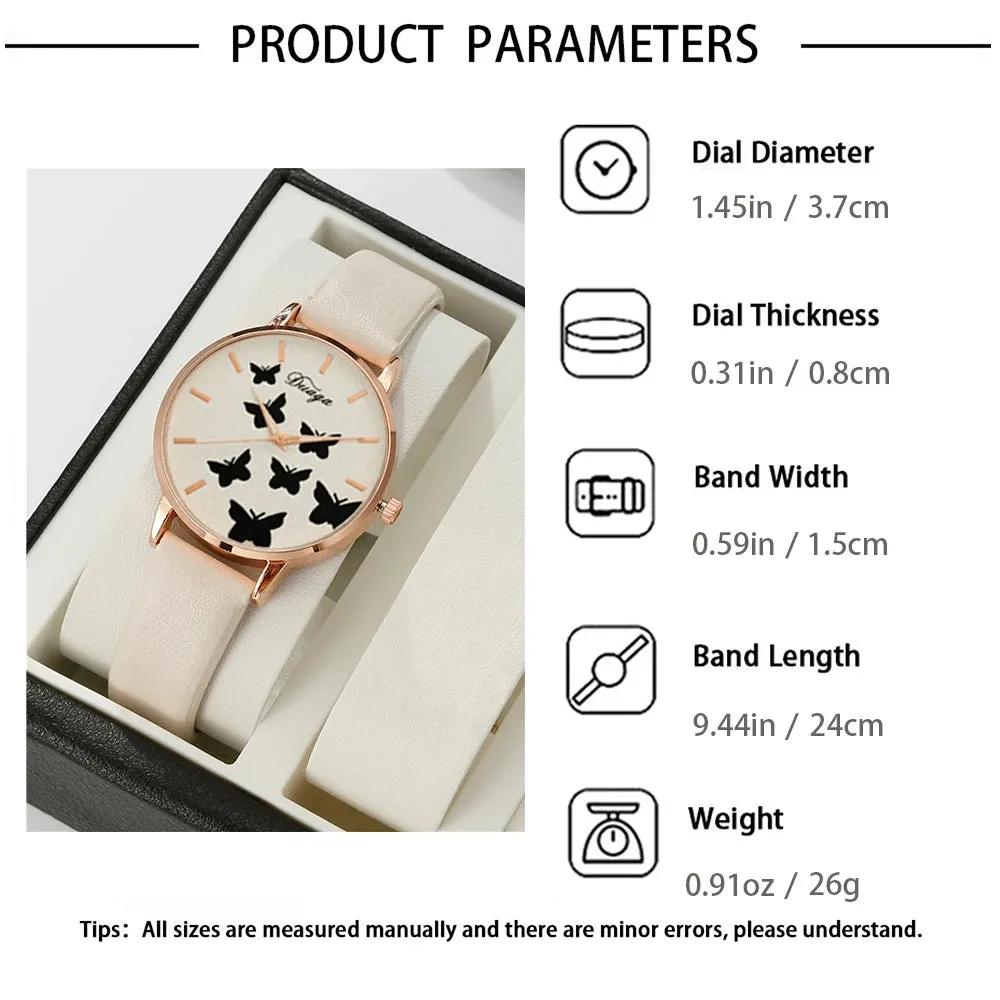 5pcs Leather Watch