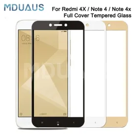 9D Tempered Glass on the For Xiaomi Redmi 5 Plus S2 4X 5A Redmi Note 4 4X 5 5A Pro Screen Protector Protective Glass Film Case