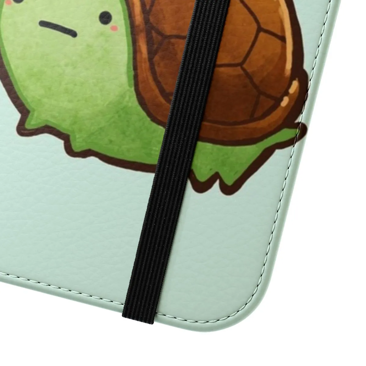 Adorable Turtle Phone Case with Flip Cover