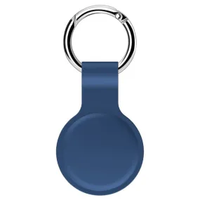 AirTags silicone case with keyring - Dark Blue