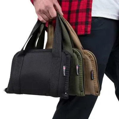 Allen Pistol Tote with Pocket - Black