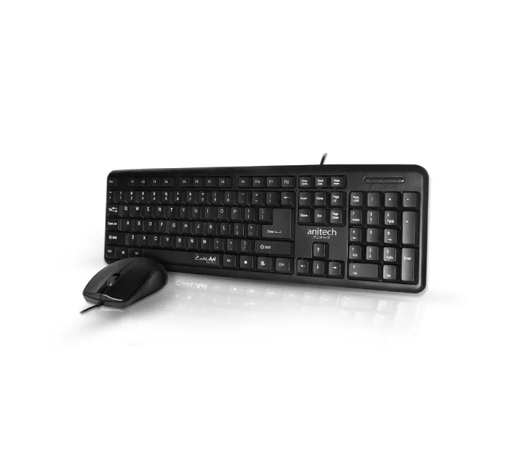 Anitech Keyboard And Mouse PA800 (Black)