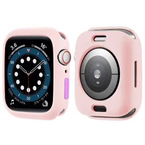 Apple Watch (45mm) candy color button TPU cover - Pink / Purple