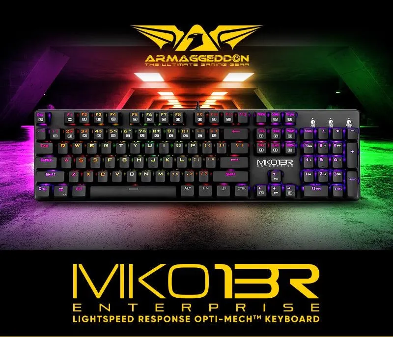 Armaggeddon Mechanical Wired Gaming Keyboard MKO-13R Pro