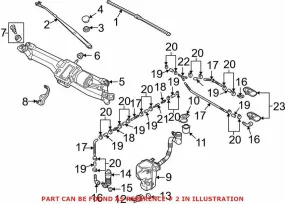 Audi Windshield Wiper Arm – Driver Side 8P1955407A