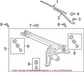 Audi Windshield Wiper Motor