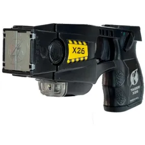 Black TASER® X26 Refurbished - Law Enforcement Model Refurbished with Screen