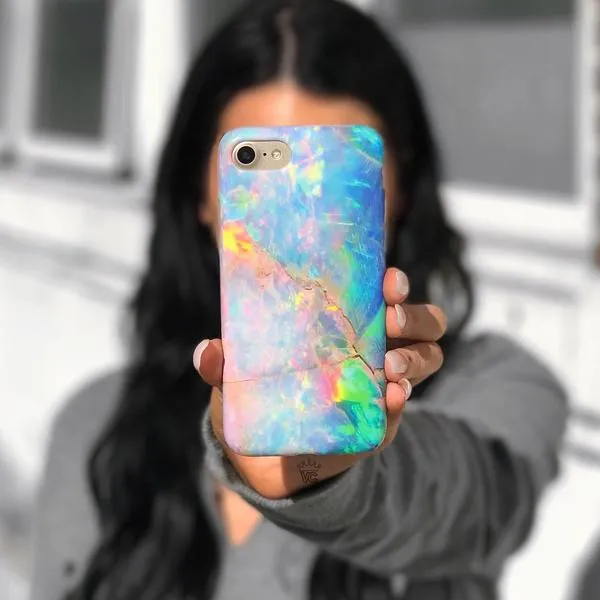 Blue Opal iPhone Case