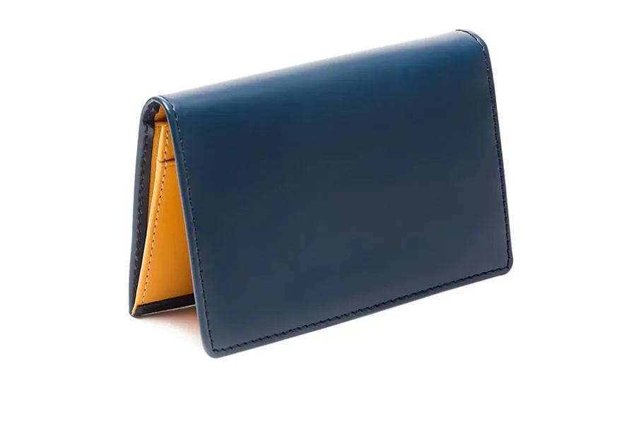 Bridle Visiting Card Case - Petrol Blue