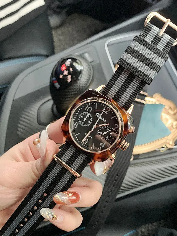 British Style Canvas Women's Watch