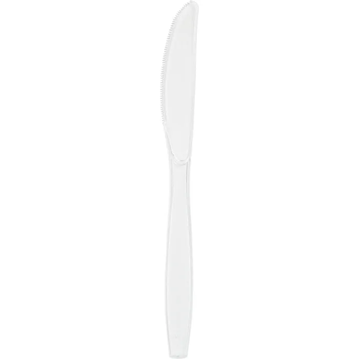 Bulk Clear Plastic Knives (288 per Case)