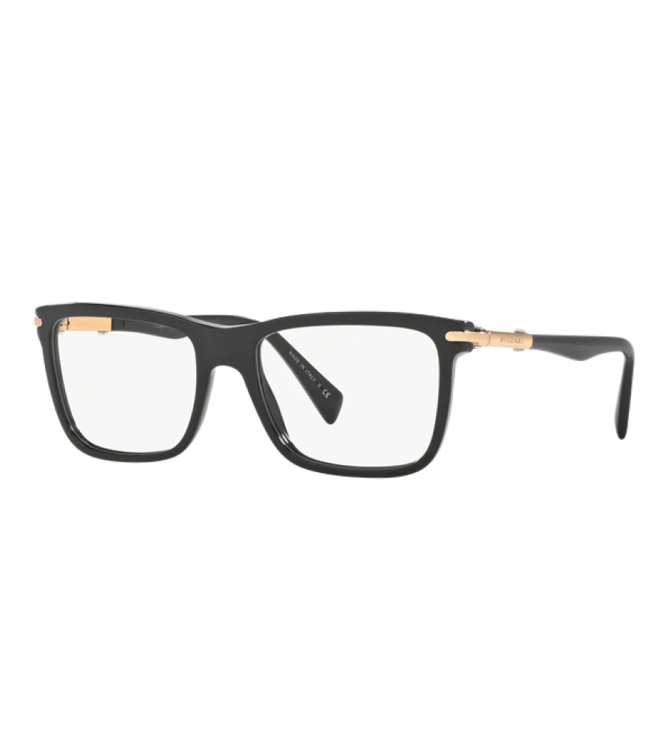 Bvlgari Men Black Square Optical Frame