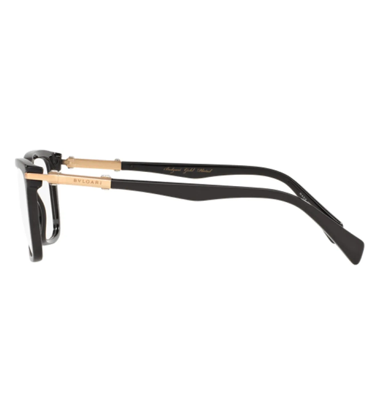 Bvlgari Men Black Square Optical Frame