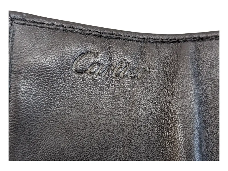 Cartier Roadster Black Leather Case