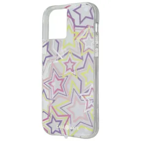 Case-Mate Hardshell Case for Apple iPhone 12 / iPhone 12 Pro - Neon Stars/Clear