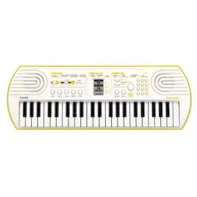 Casio Casiotone SA80 44-Key Portable Mini Keyboard in White & Lime Green