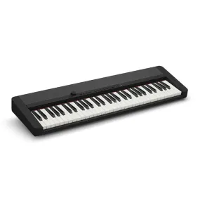 Casio CT-S1 61 Key Portable Classic Design Piano Keyboard with AiX, Wireless MIDI, Volume-Sync, Audio Adaptor (Black, Red, White)