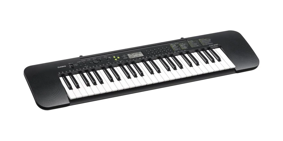 Casio CTK-240-FA 49 Keys Portable Digital Piano Keyboard with Adapter, Built-in Songs, Tones, Rhythms, and Auto-Accompaniment (Black)