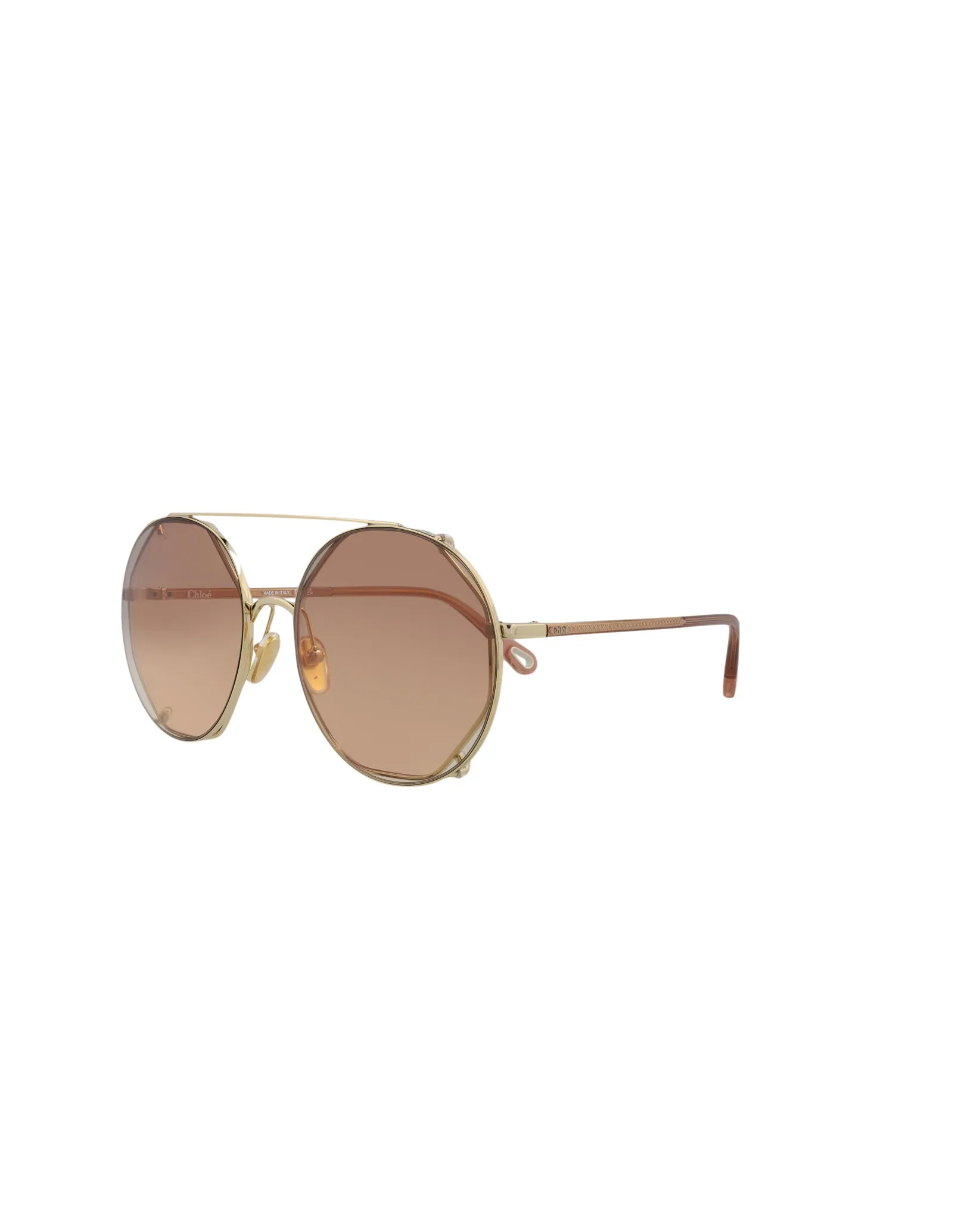 Chloe Round-Frame Metal Sunglasses, Style #  CH0041S-30009770003