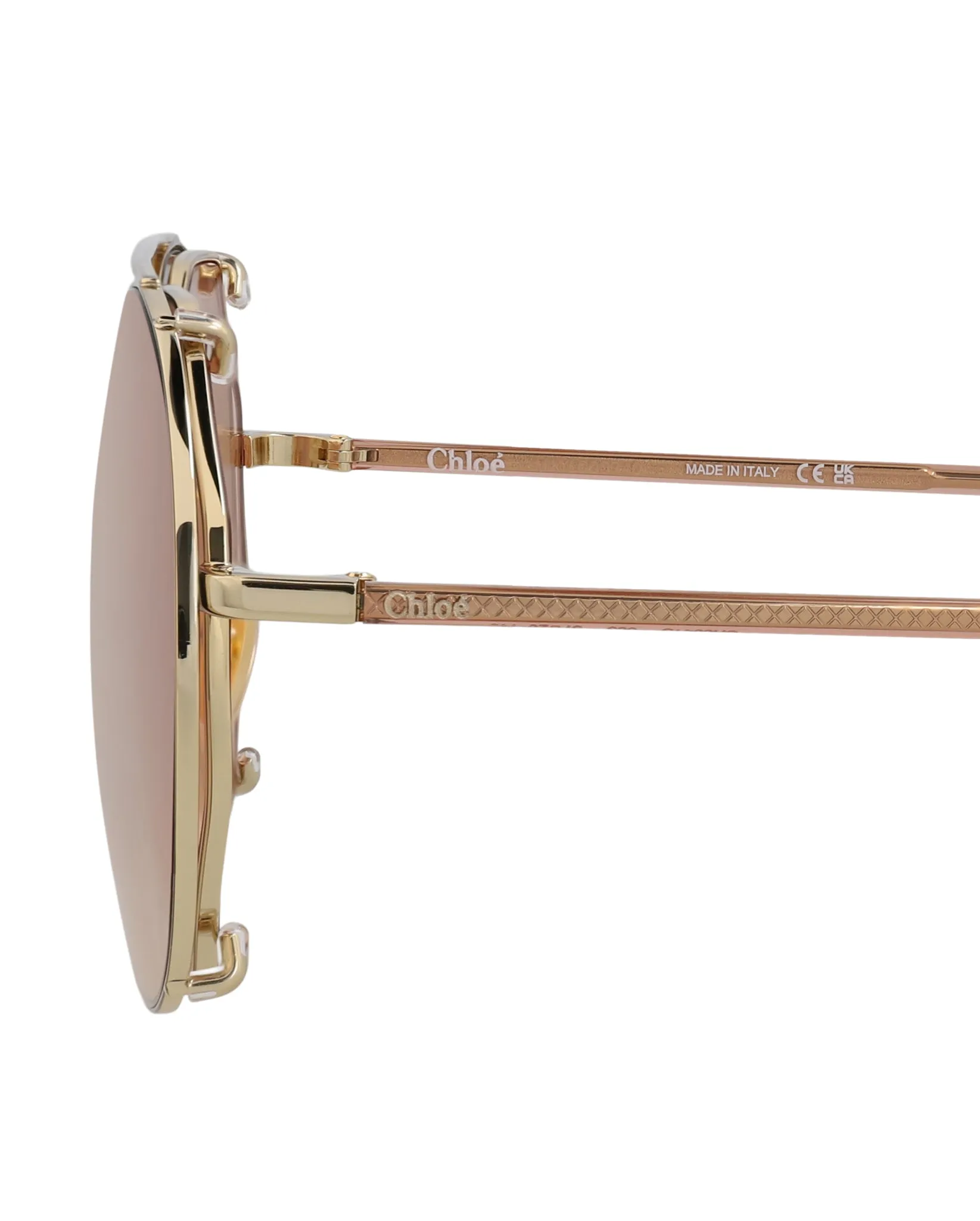 Chloe Round-Frame Metal Sunglasses, Style #  CH0041S-30009770003