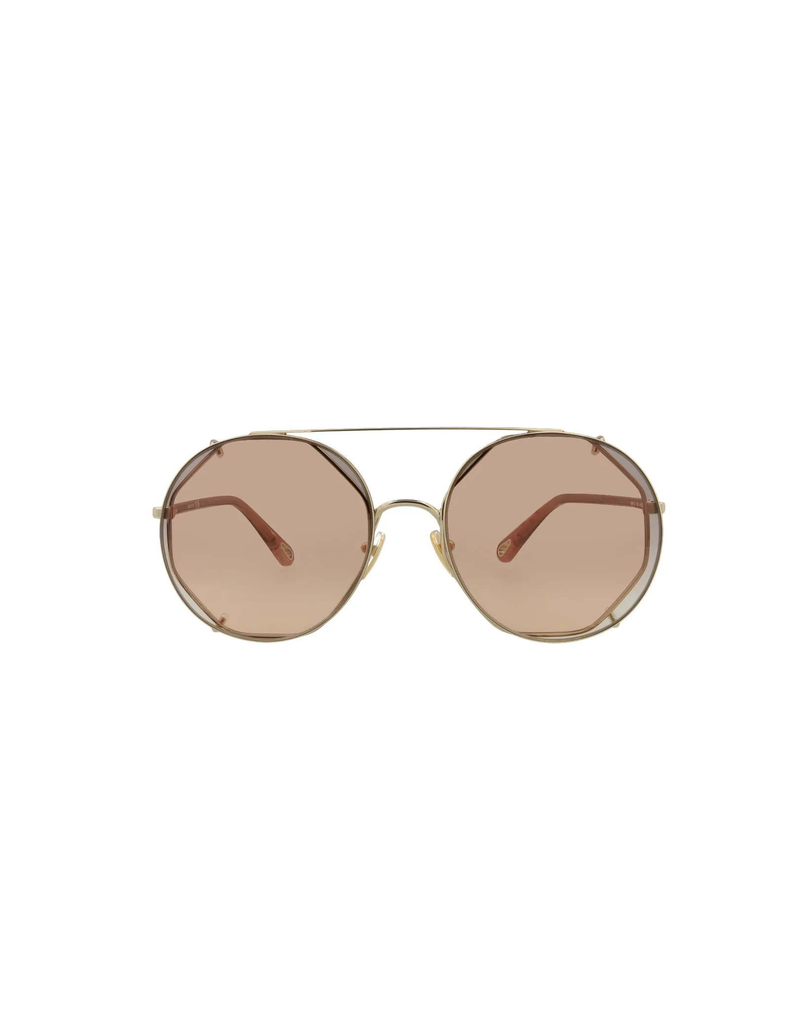 Chloe Round-Frame Metal Sunglasses, Style #  CH0041S-30009770003