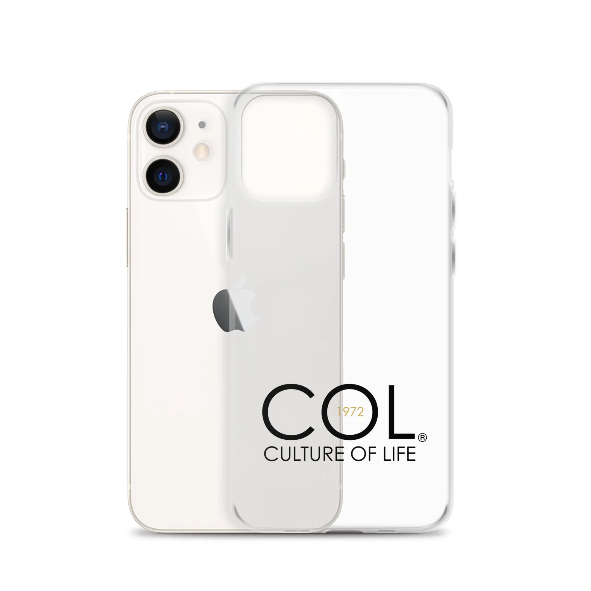 Clear COL logo Case for iPhone®