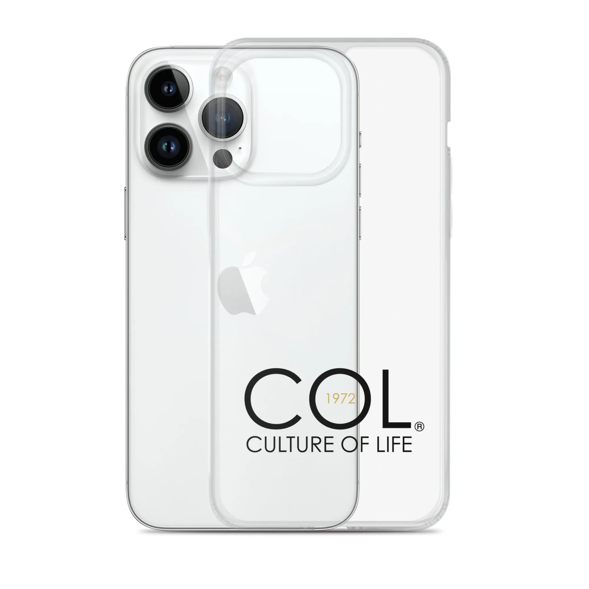 Clear COL logo Case for iPhone®