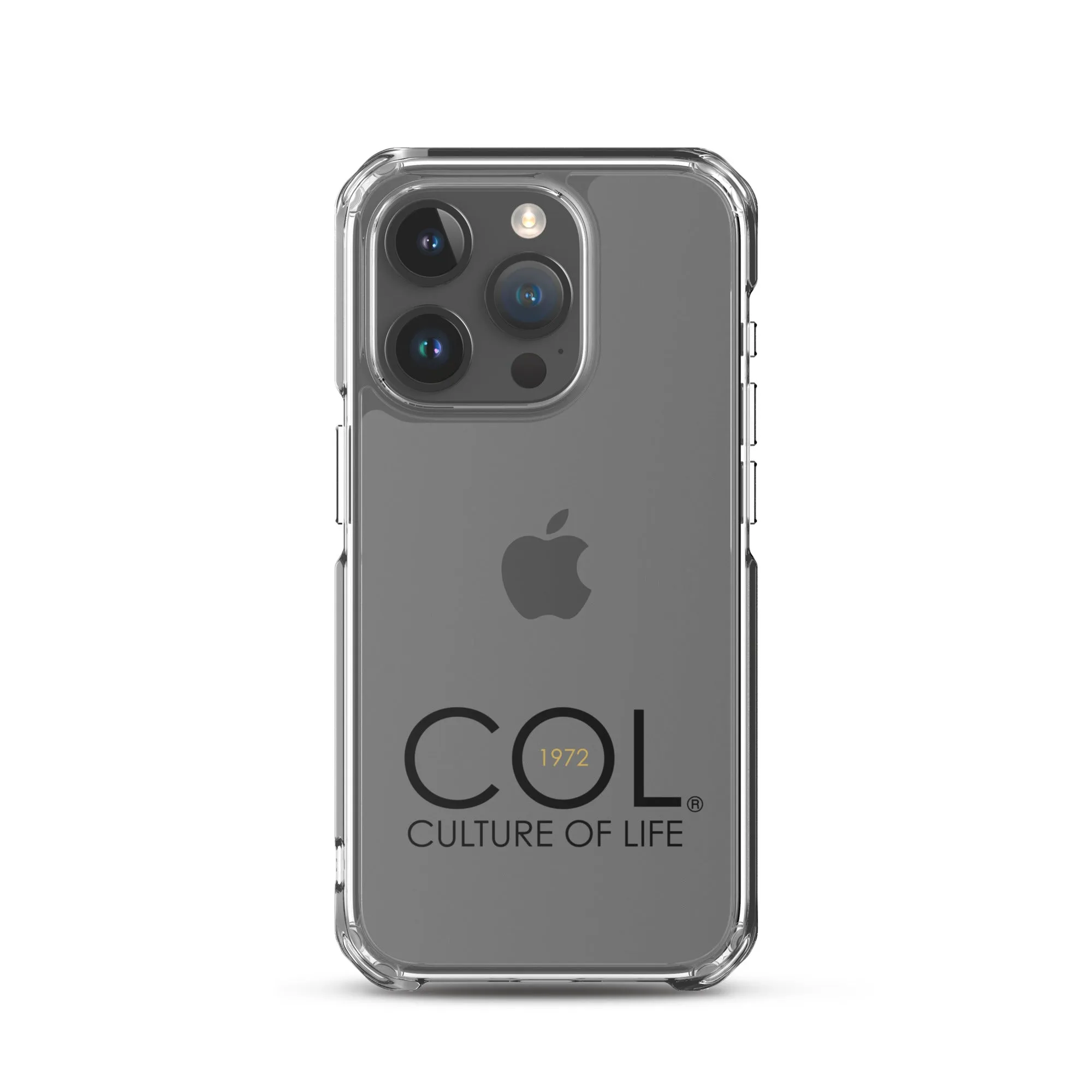 Clear COL logo Case for iPhone®