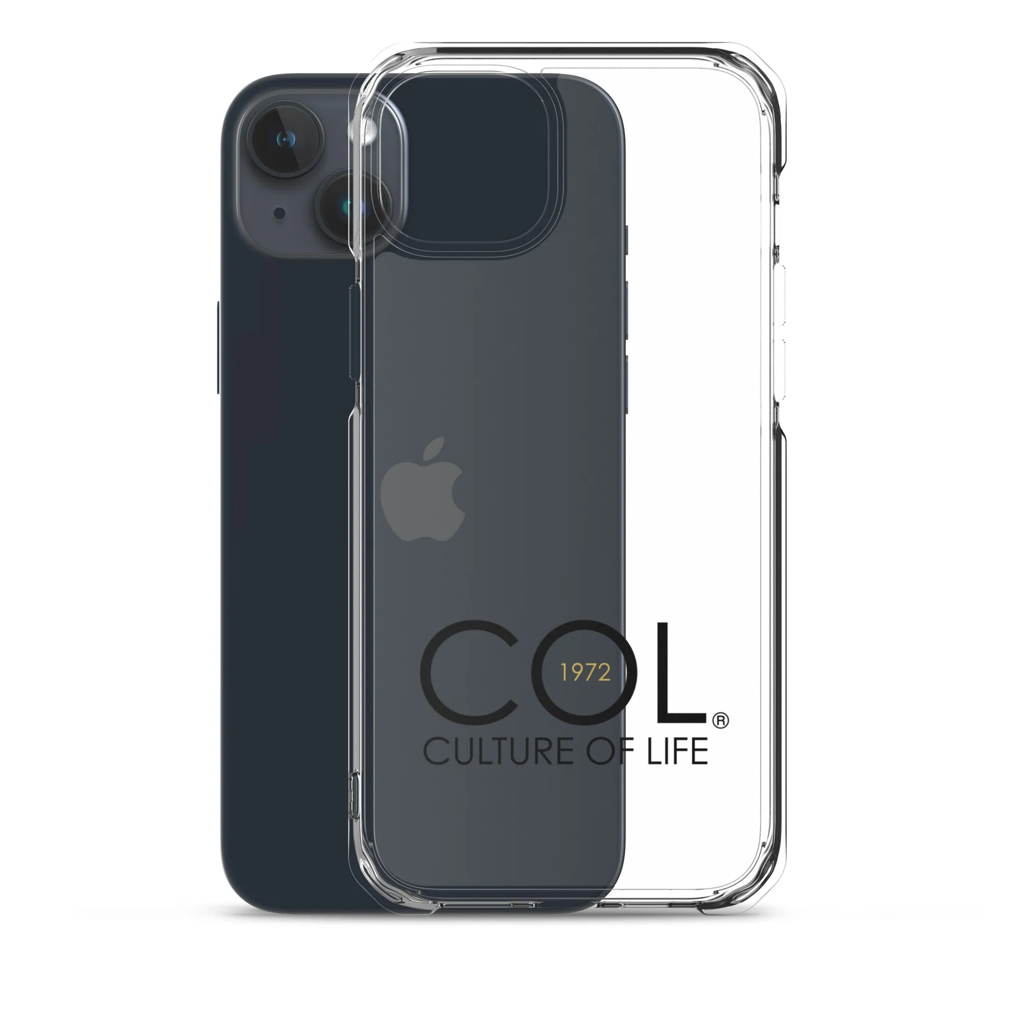 Clear COL logo Case for iPhone®