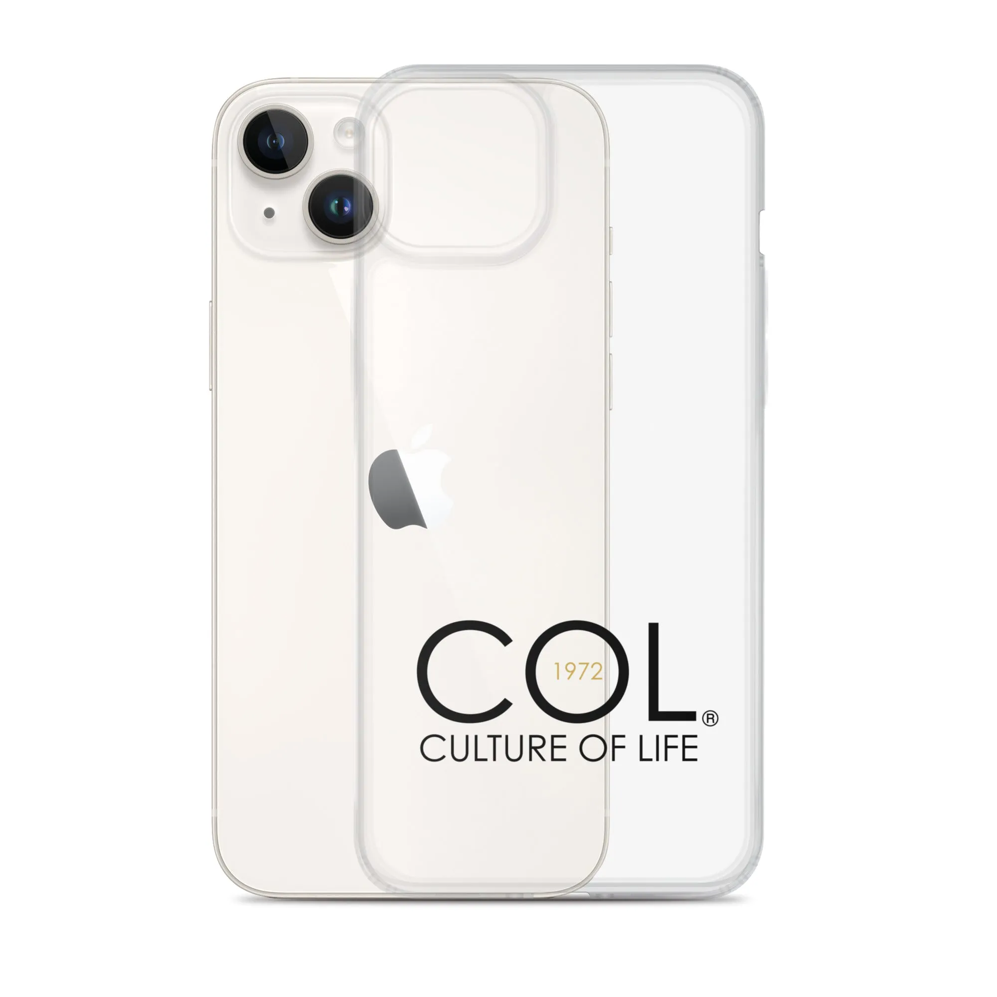 Clear COL logo Case for iPhone®