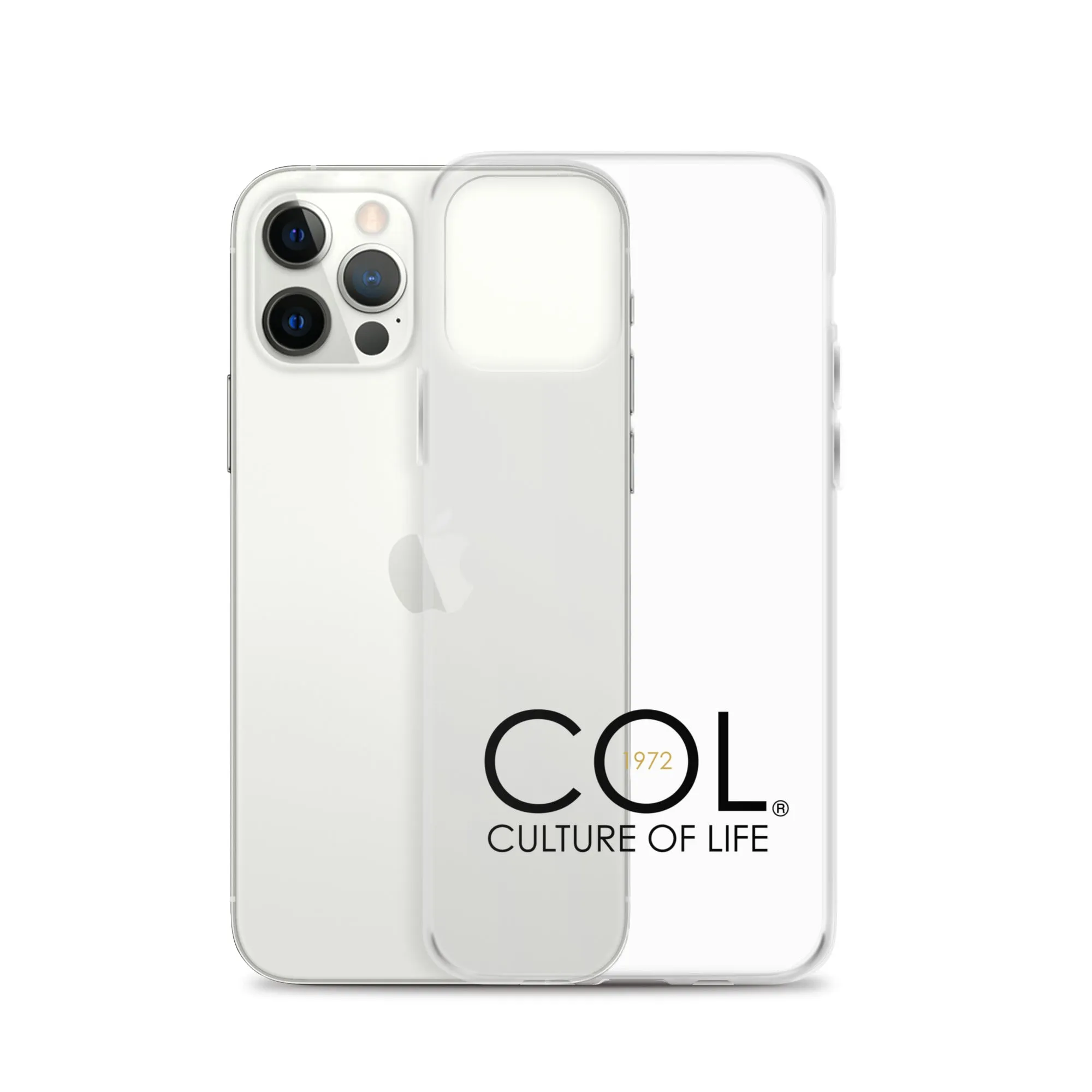 Clear COL logo Case for iPhone®