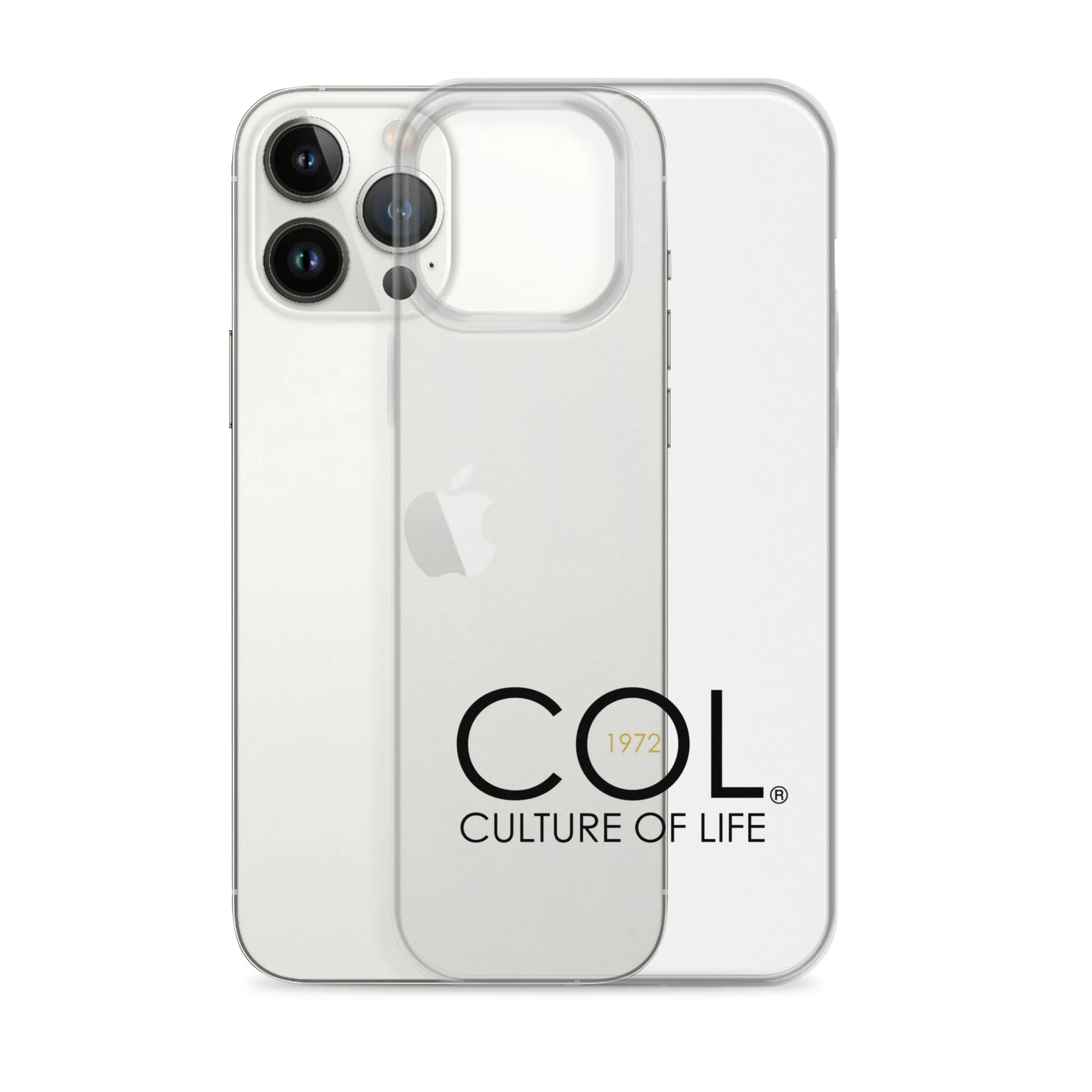 Clear COL logo Case for iPhone®