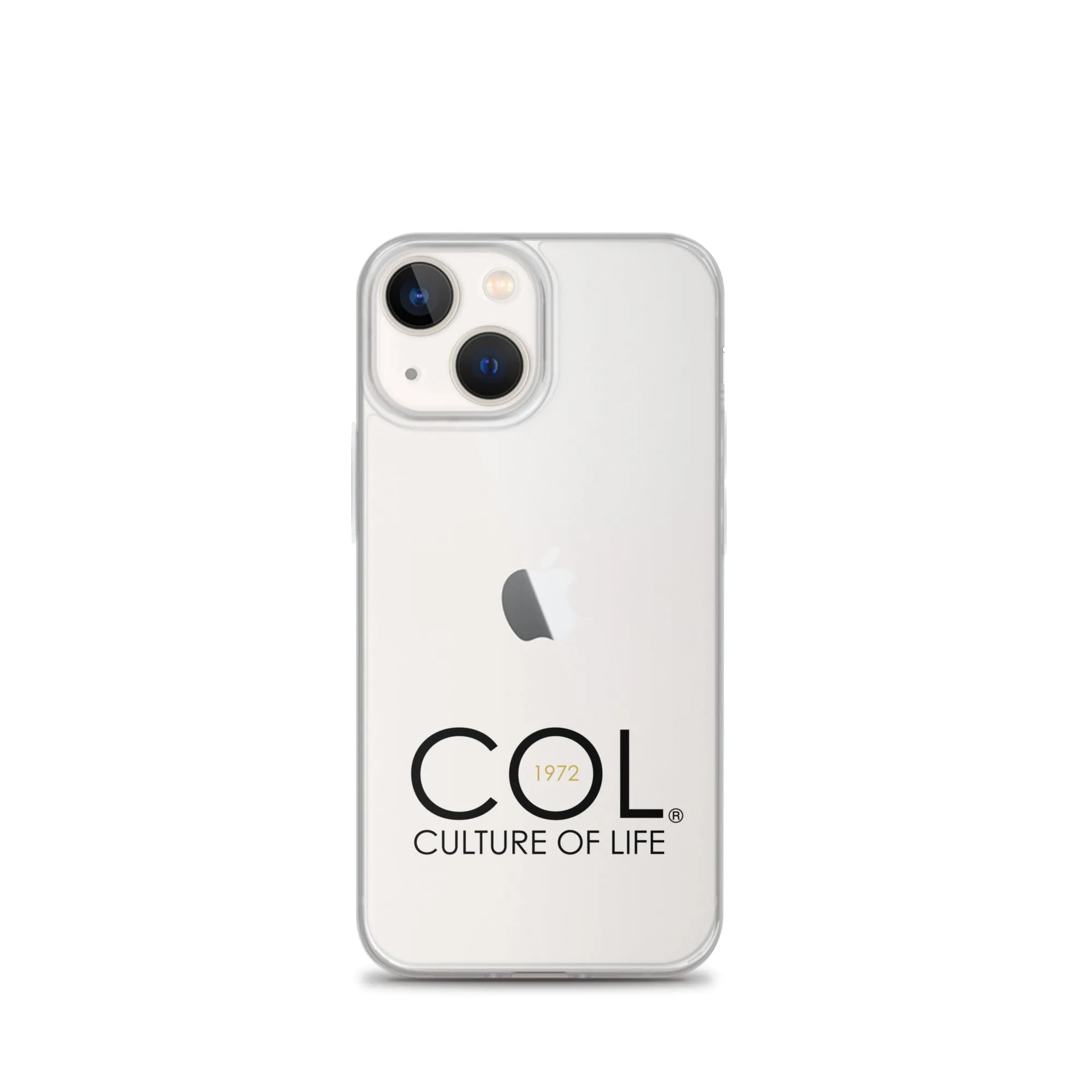 Clear COL logo Case for iPhone®