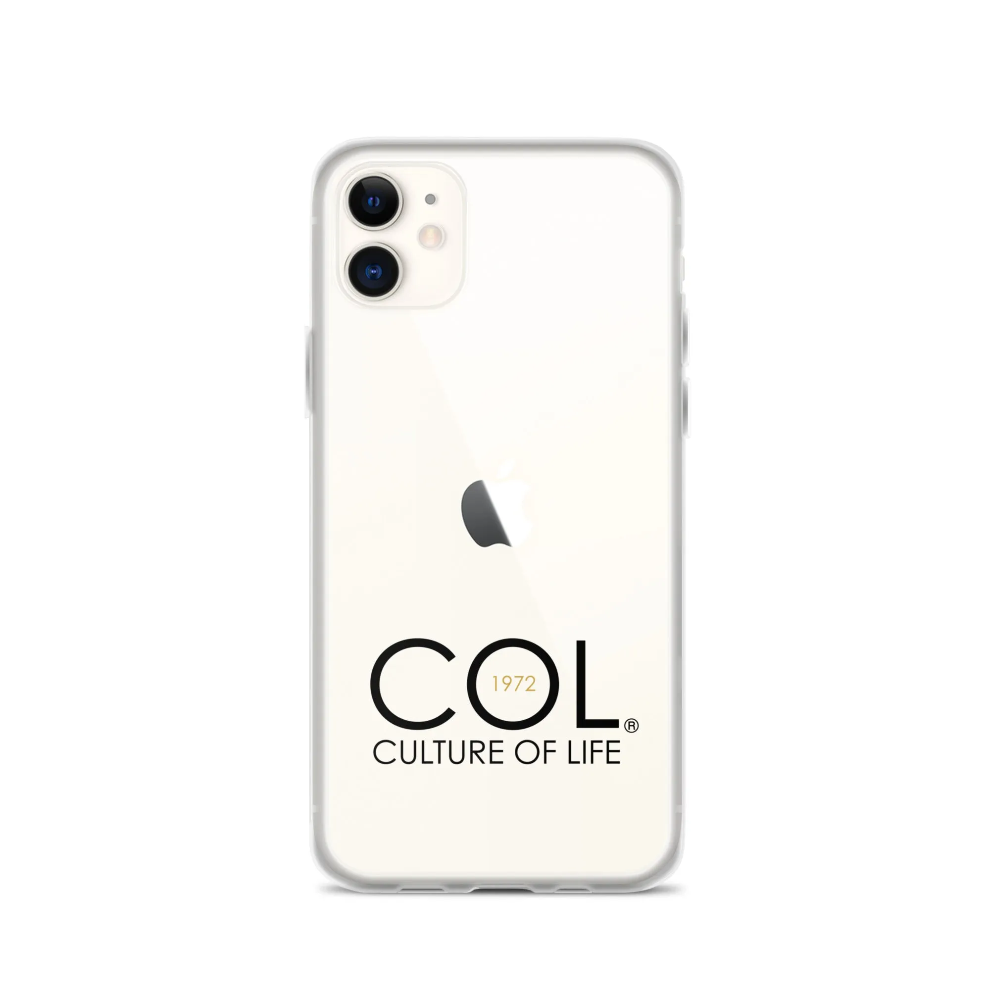 Clear COL logo Case for iPhone®