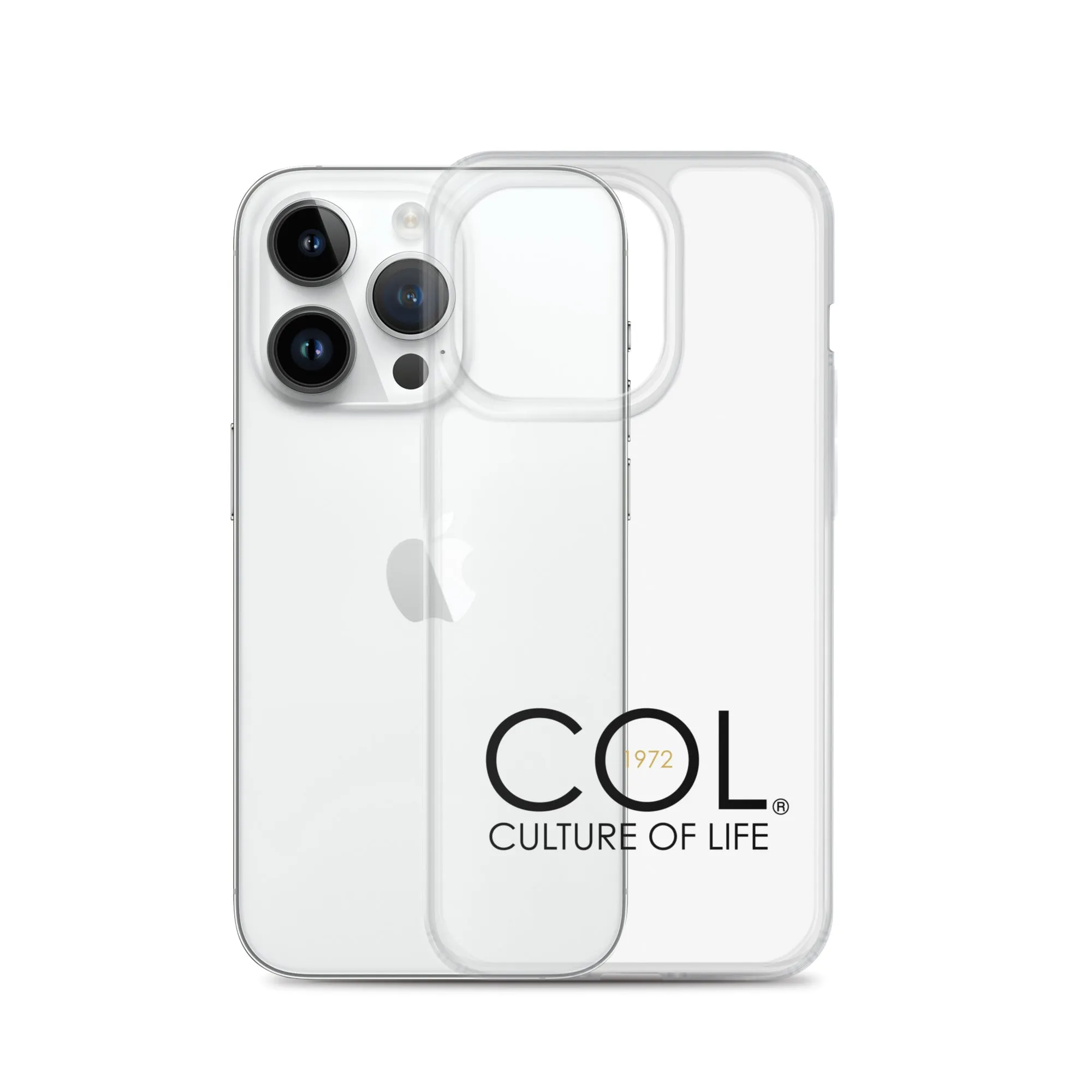 Clear COL logo Case for iPhone®