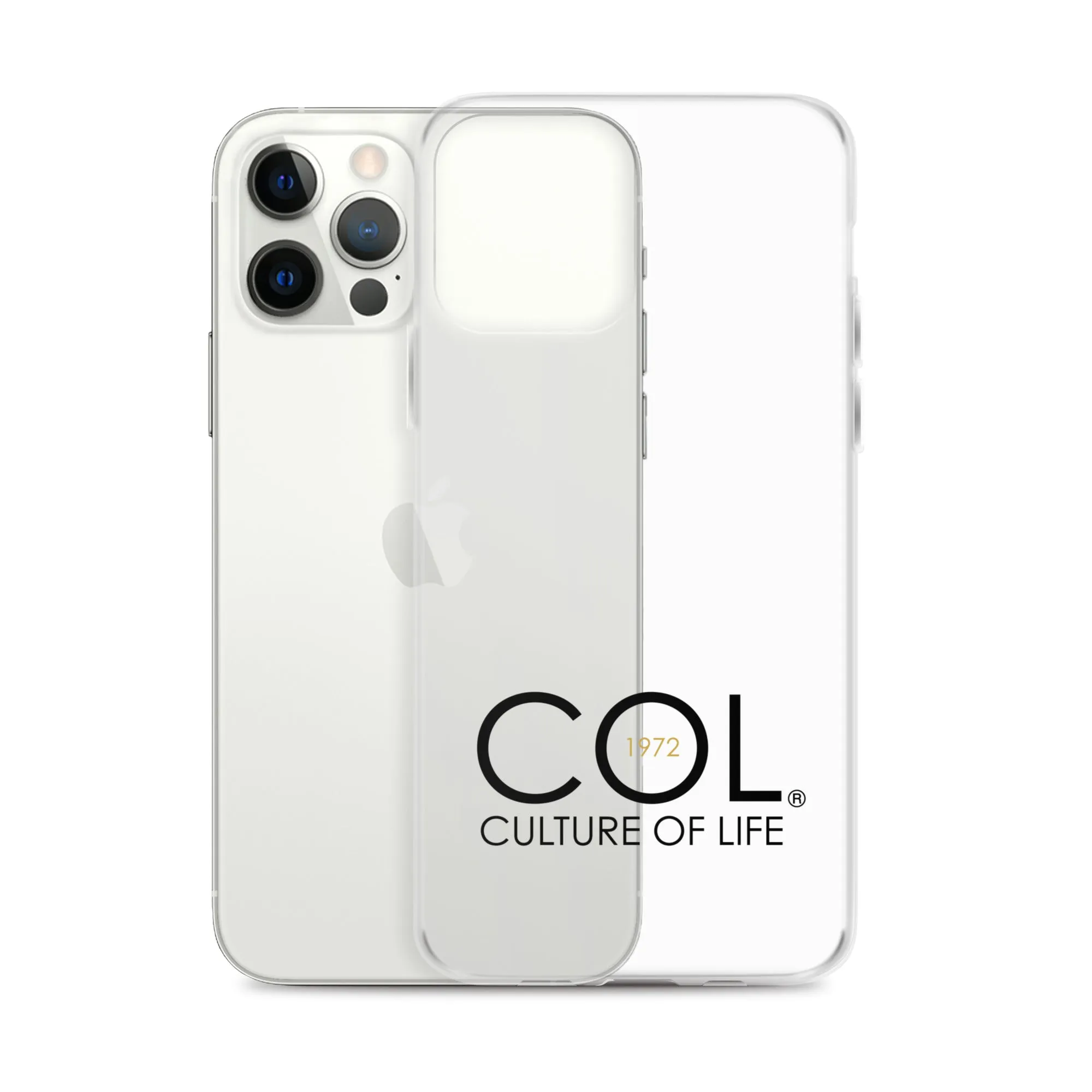 Clear COL logo Case for iPhone®