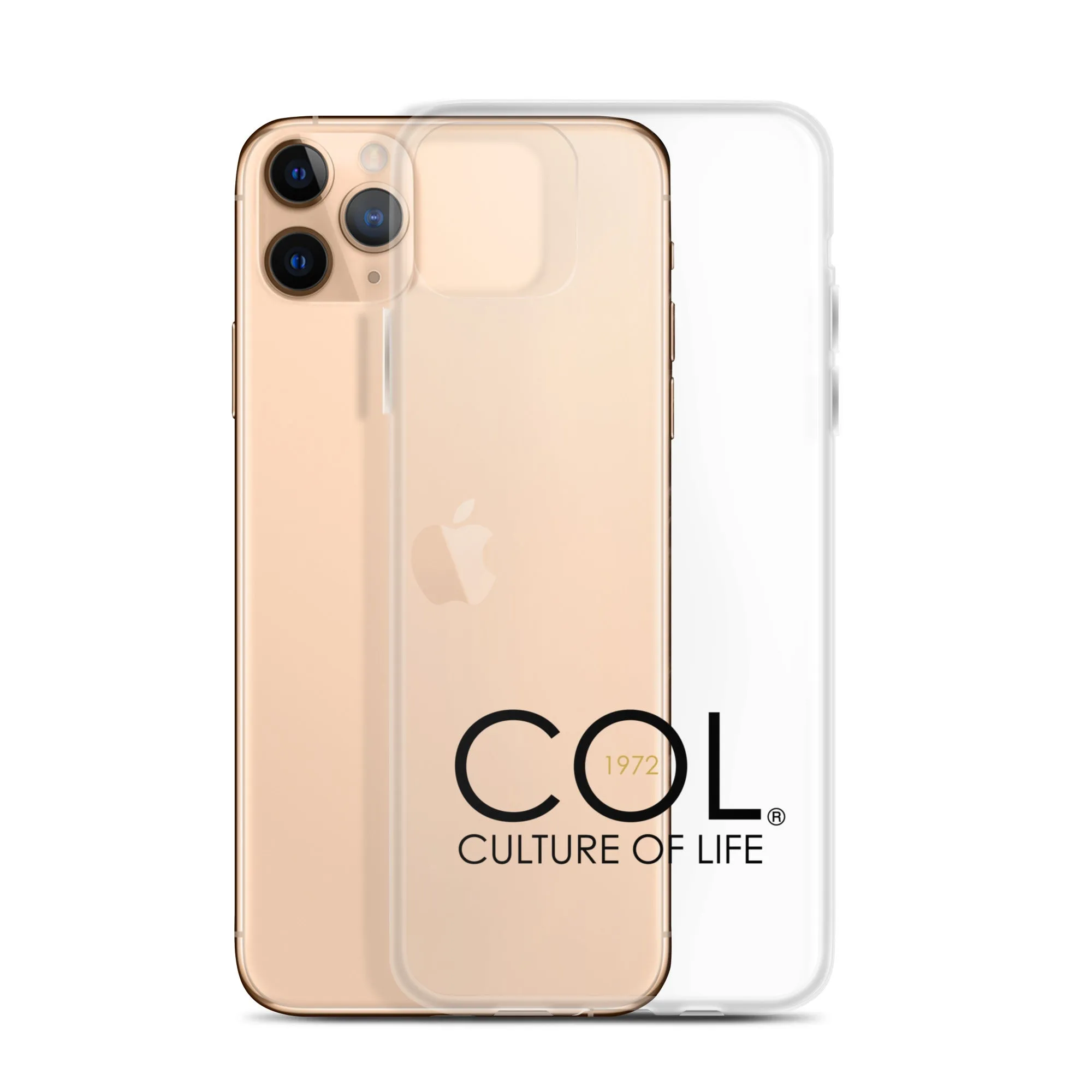 Clear COL logo Case for iPhone®