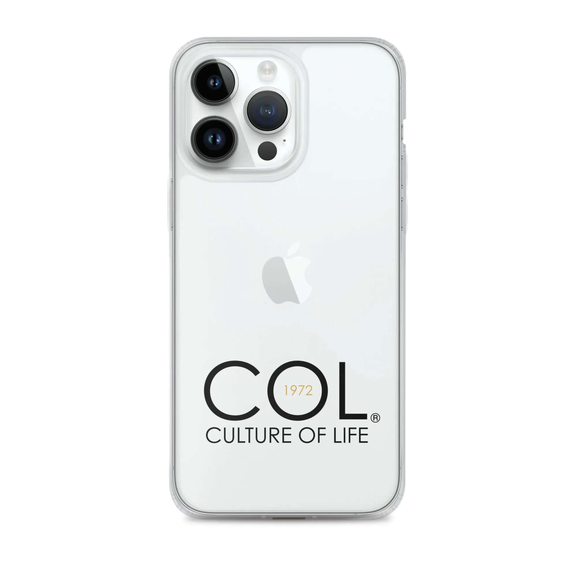 Clear COL logo Case for iPhone®