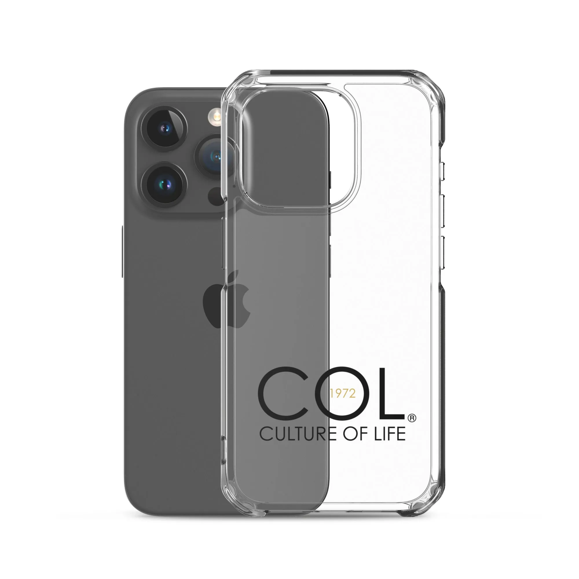 Clear COL logo Case for iPhone®