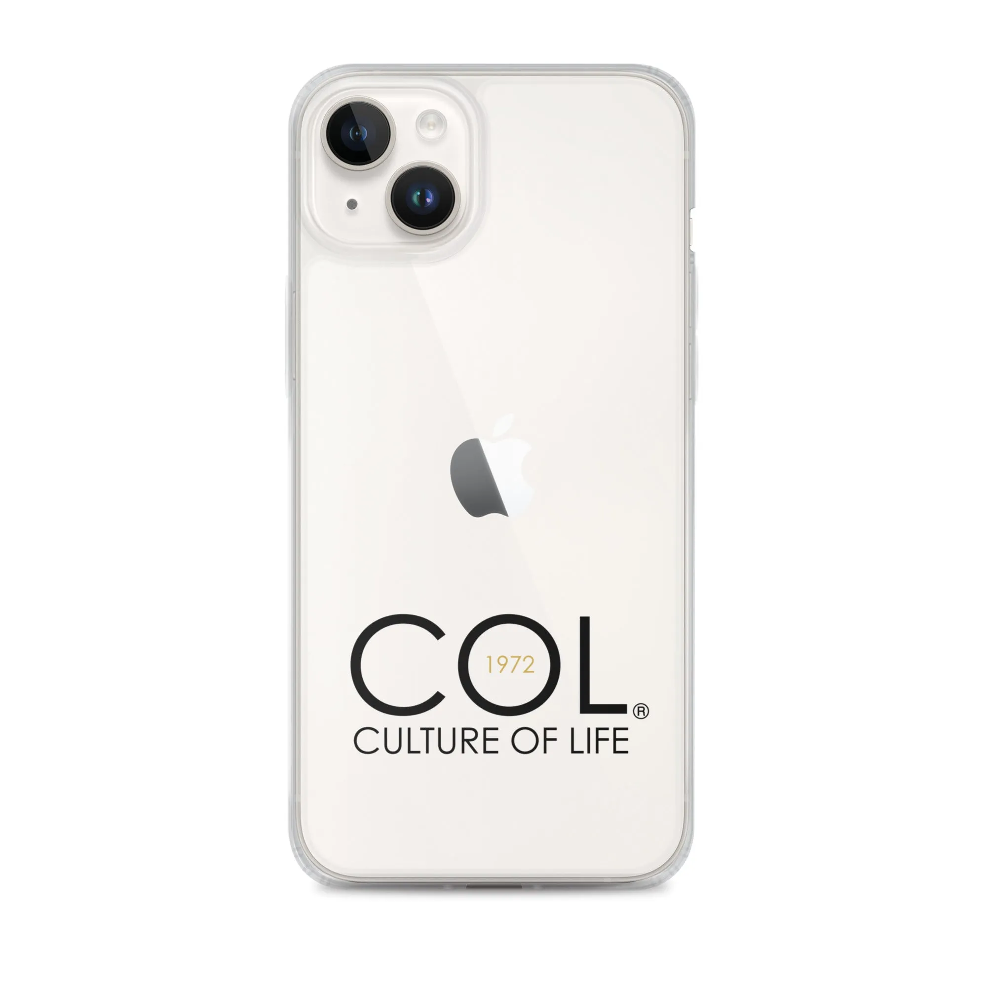 Clear COL logo Case for iPhone®