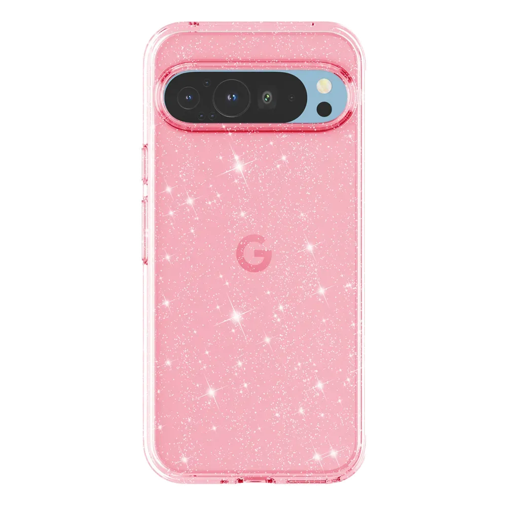 Clear Glitter Pixel 9 Pro Case