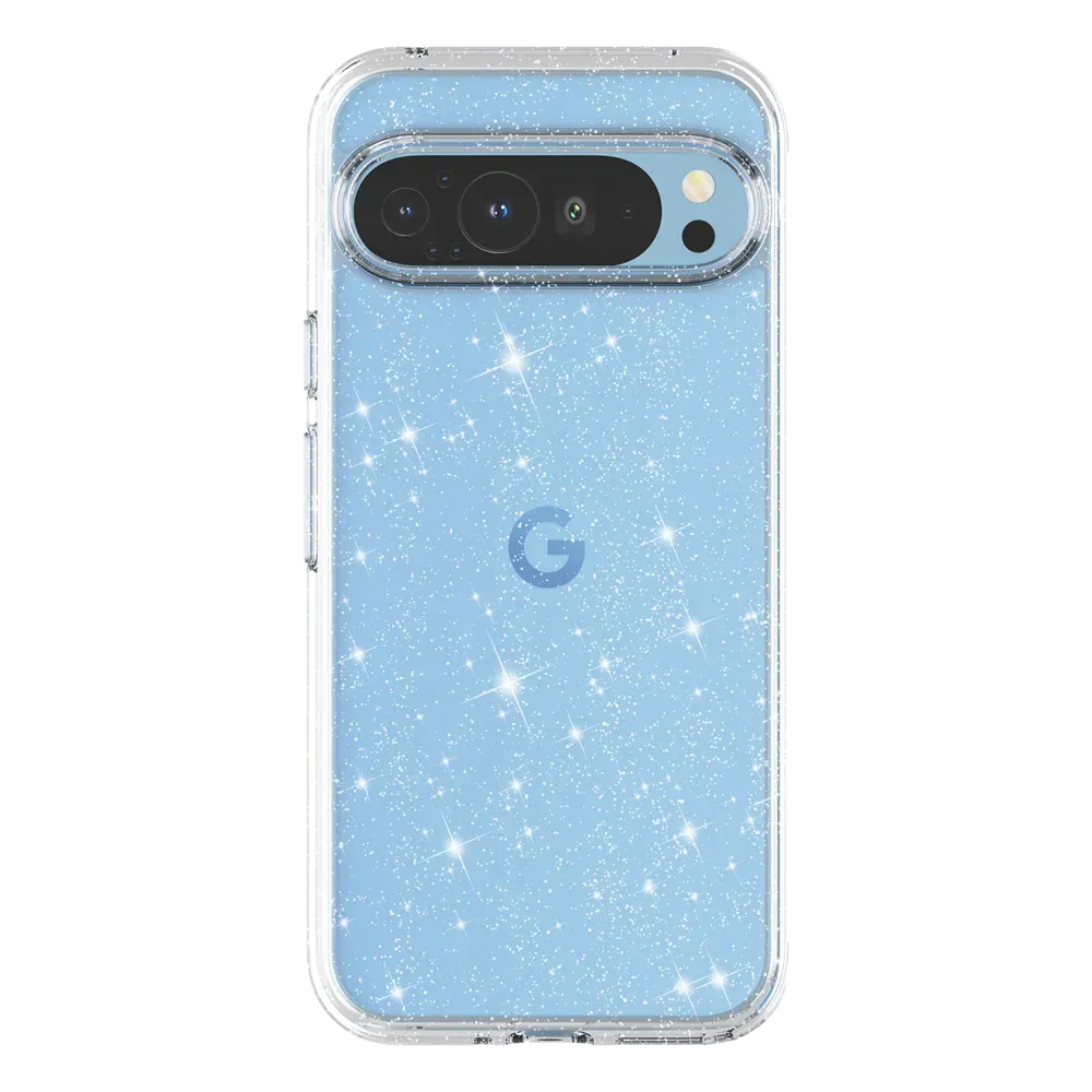 Clear Glitter Pixel 9 Pro Case