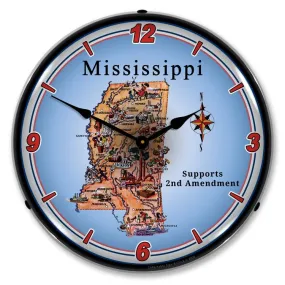 Collectable Sign and Clock - Minnesota Supports the 2nd Amendment Clock