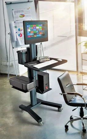 Computer Mobile Workstation Cart (MCT09)